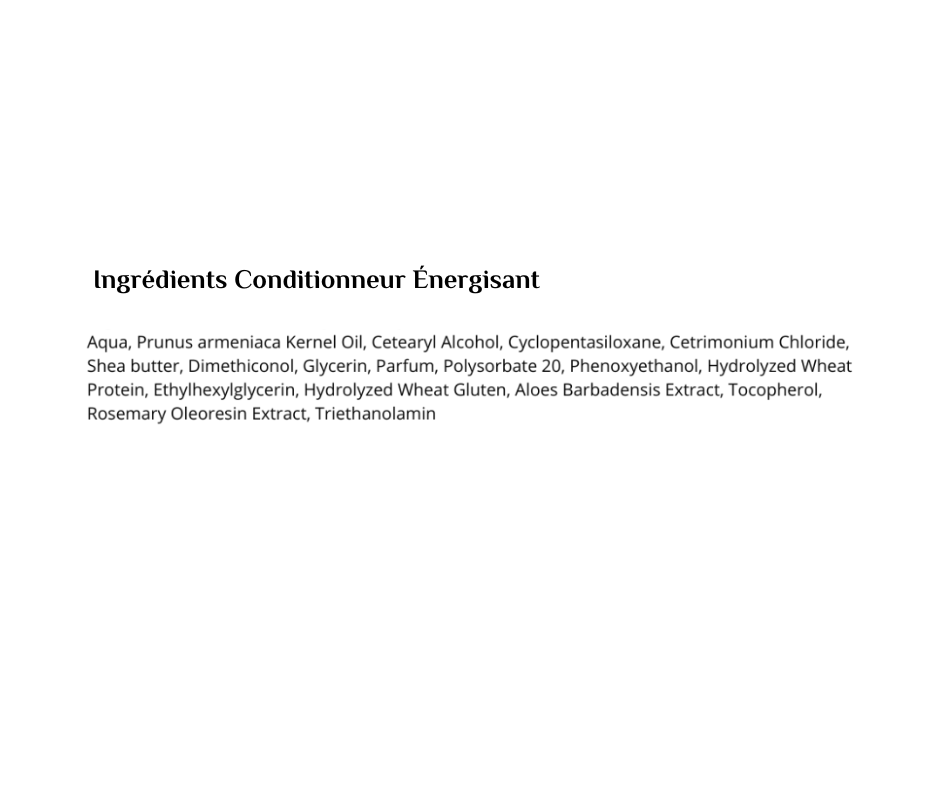 Conditionneur énergisant = Soin Antioxydant Réparateur 20N